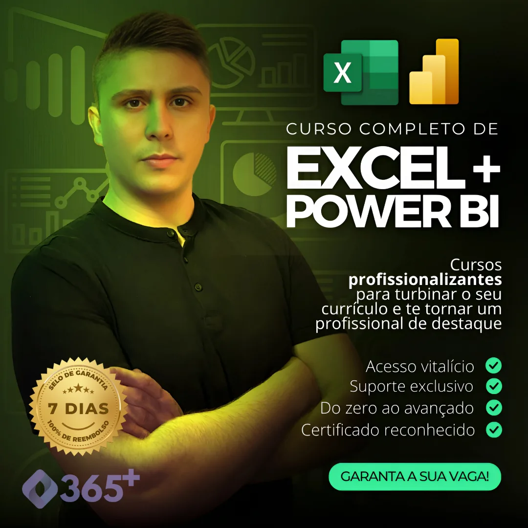 Cursos Excel e Power BI